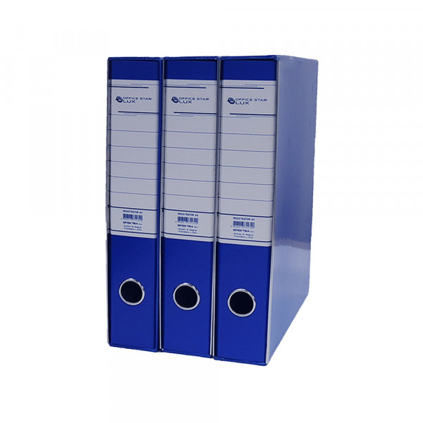 Registrator  A4 50mm sa metalnim ojačanjem plastificiran - Plava