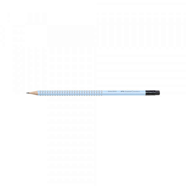 Grafitna olovka Faber Castel Grip sa gumicom B - Nebo plava