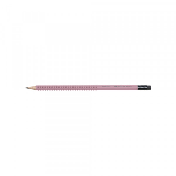 Grafitna olovka Faber Castel Grip sa gumicom B - Rose