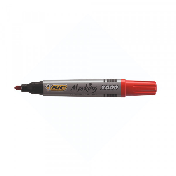 Permanent marker Bic 2000 obli - Crvena