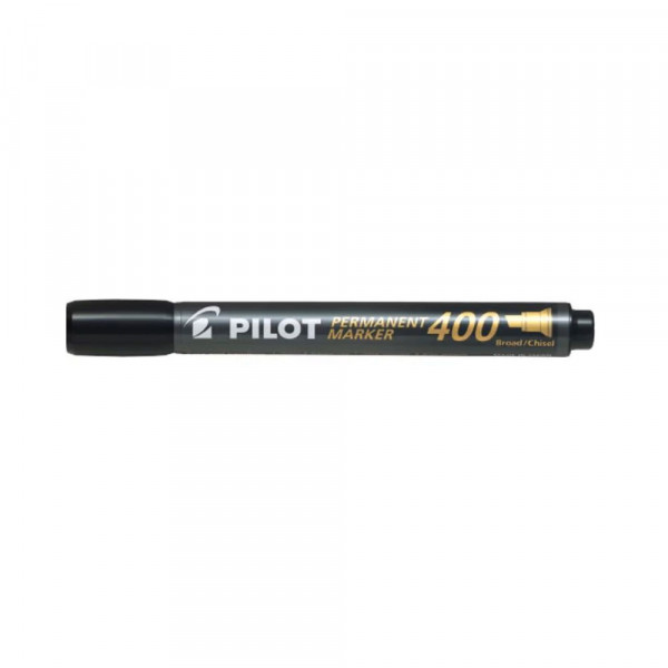 Permanent Marker PILOT crni kosi vrh 400