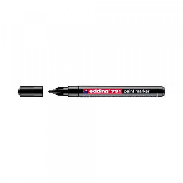 Paint marker Edding E-791 1-2mm - Crna