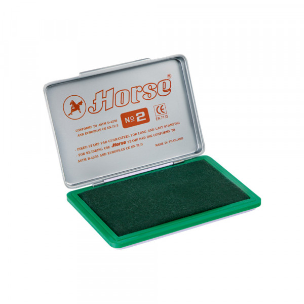 Jastuče za pečate Horse H-02 original 70 x 110mm - Zelena