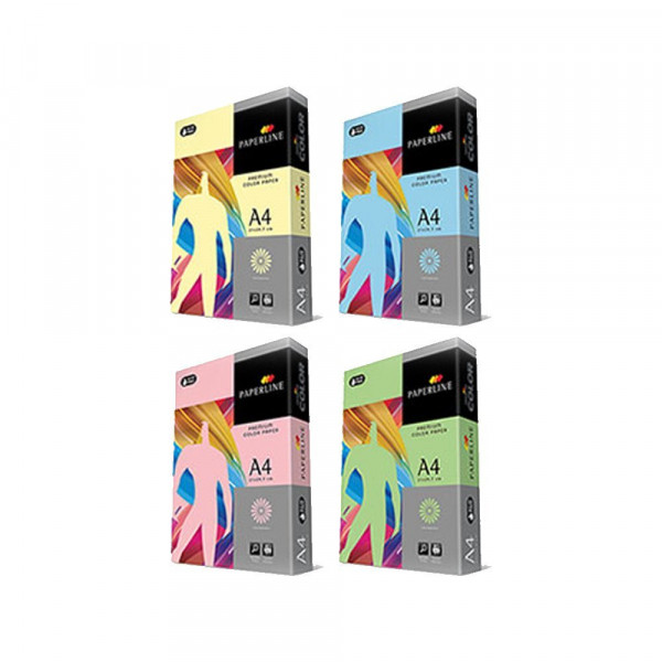 Fotokopir papir A4 80g u boji, pastel, 500 lista - Kajsija