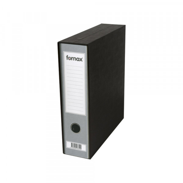 Registrator Fornax Prestige A4 80mm sa kutijom - Siva