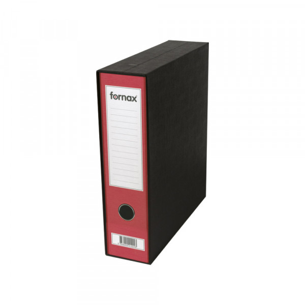 Registrator Fornax Prestige A4 80mm sa kutijom - Crvena
