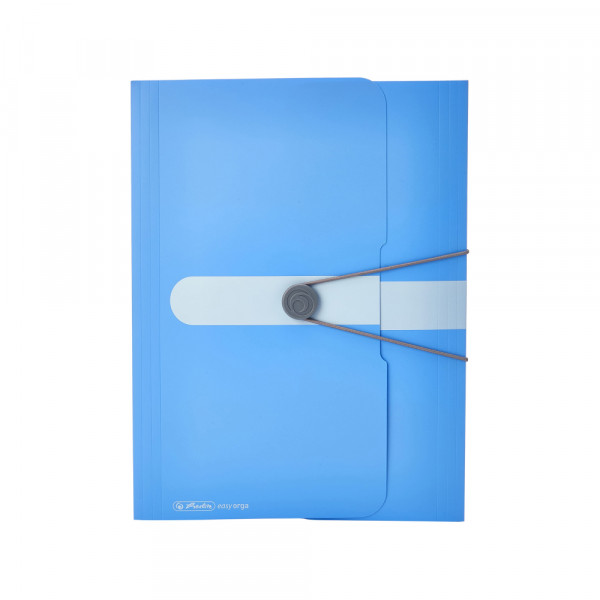 Fascikla Herlitz PVC sa gumicom A4 - Svetlo plava