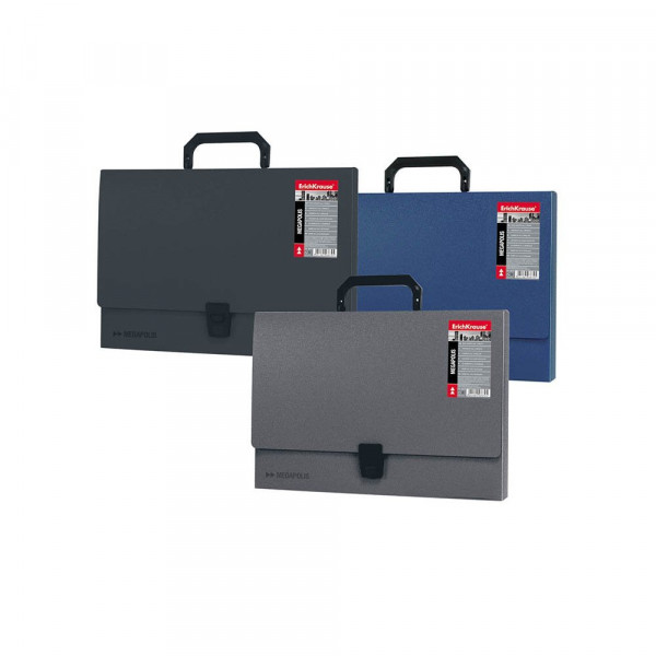 Torba sa ručkom Erich Krause Megapolis A4 bez pregrada - Plava