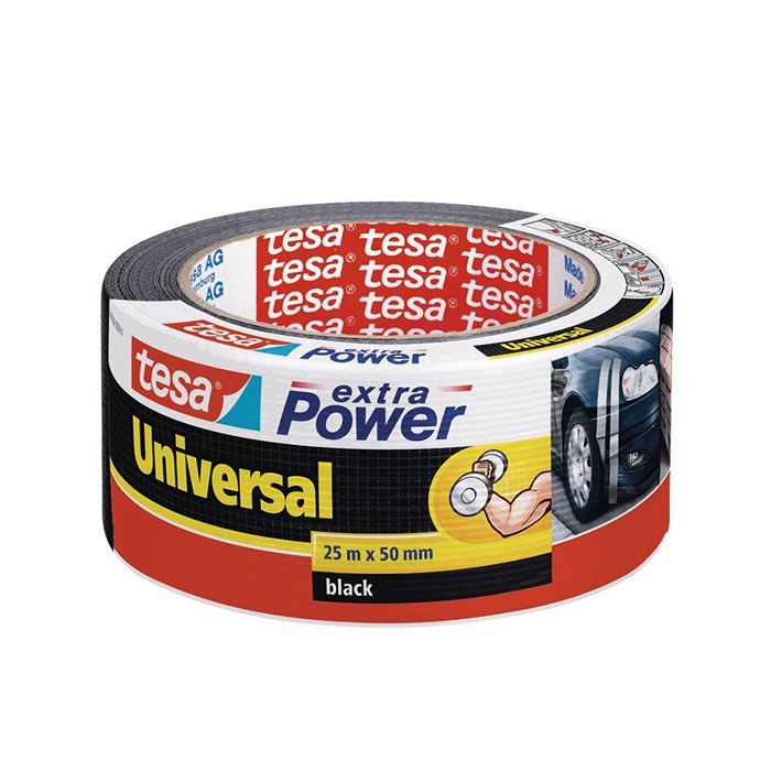 Traka lepljiva 50mm/25m Extra Power Tesa 56388 - Crna