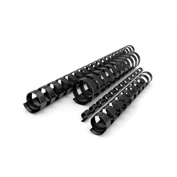 Spirala plastična Fellowes 28mm /do 240 listova/ - Crna