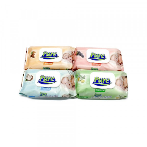 Maramice vlažne Pure 64/1 mix