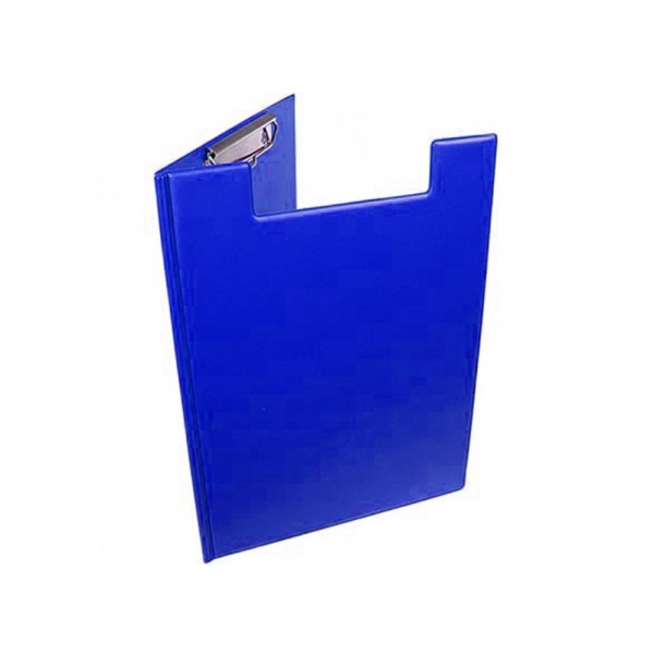 Podloga za pisanje sa klipsom i preklopom A4 plastificirana - Plava
