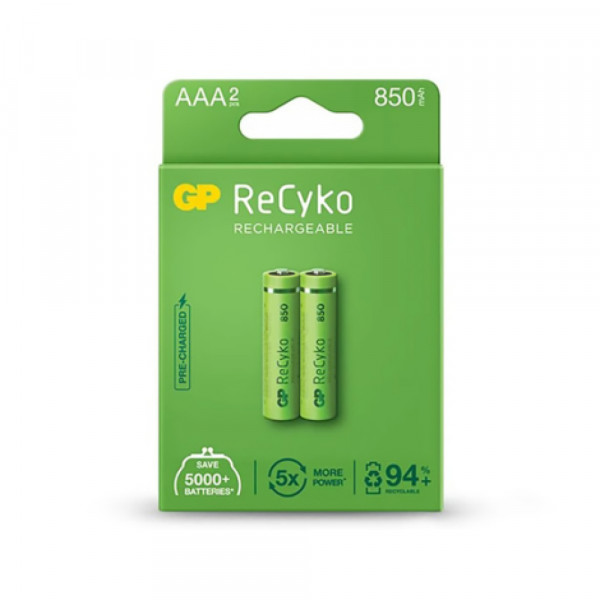 Baterija GP ReCyko punjiva LR3 85AAAHCE 1.2V 850mAh - 2 kom