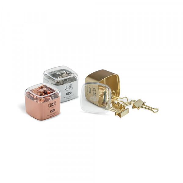 Štipaljka za papir MAS Cubbie 19mm - Rose Gold