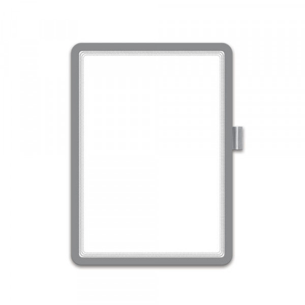 Samolepljivi otvoreni ram Tarifold sa magnetnim zatvaranjem A4 - Siva