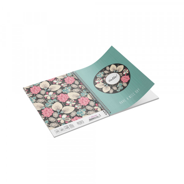 Sveska A4 Mandala Hello spirala sk 100l