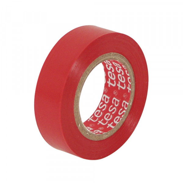 Traka izolir 19mm/20m Tesa - Crvena