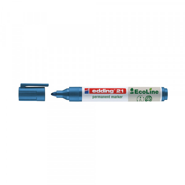 Permanent marker Edding E-21 EcoLine 1.5-3mm - Plava