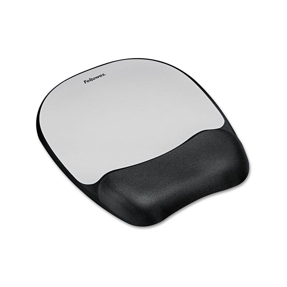 Podloga za miša sa odmaračem zgloba Fellowes Memory Foam - Crno-siva