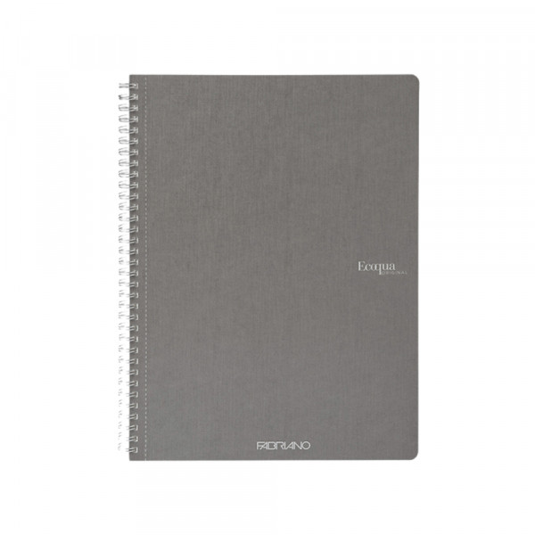 Sveska spirala Fabriano EcoQua A5 karo - Siva