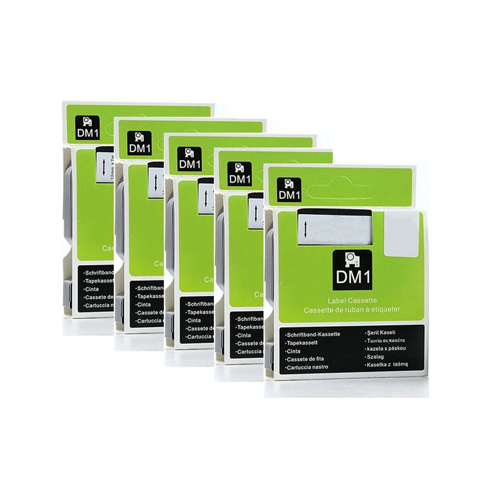 Traka za Dymo kompatibilna DM1 53713 24mm x 7m crno na belo