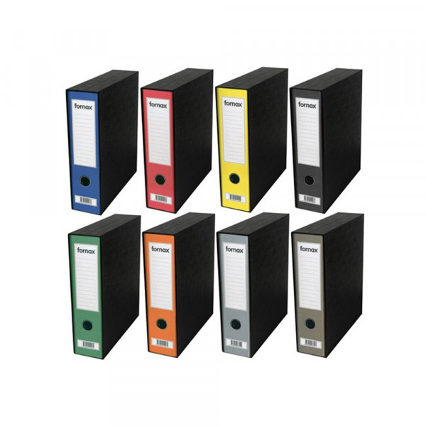 Registrator Fornax Prestige A4 80mm sa kutijom - Crna