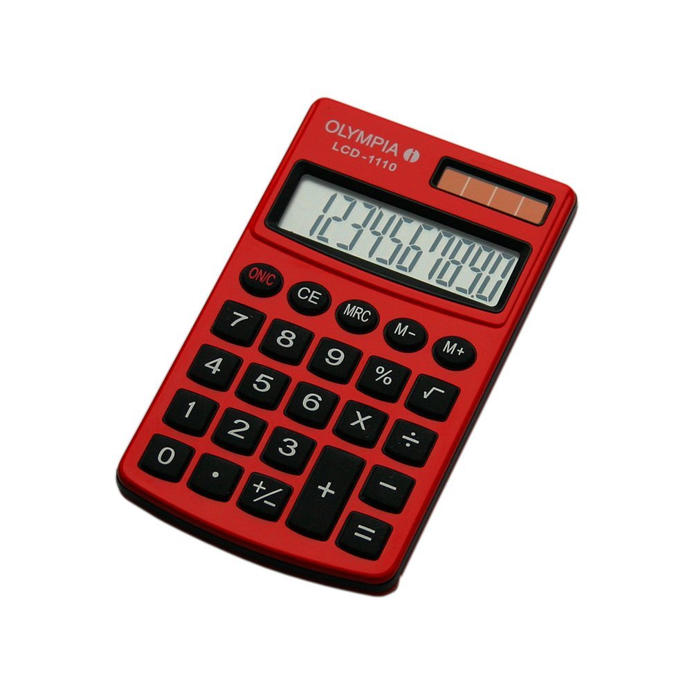 Kalkulator Olympia LCD 1110 - Crvena