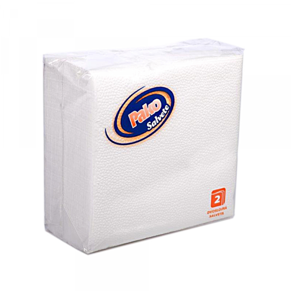 Salvete UNO 33x33cm bele 1/50