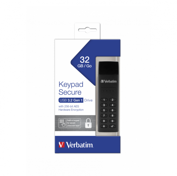 USB Flash Verbatim Keypad Secure 32GB 3.0