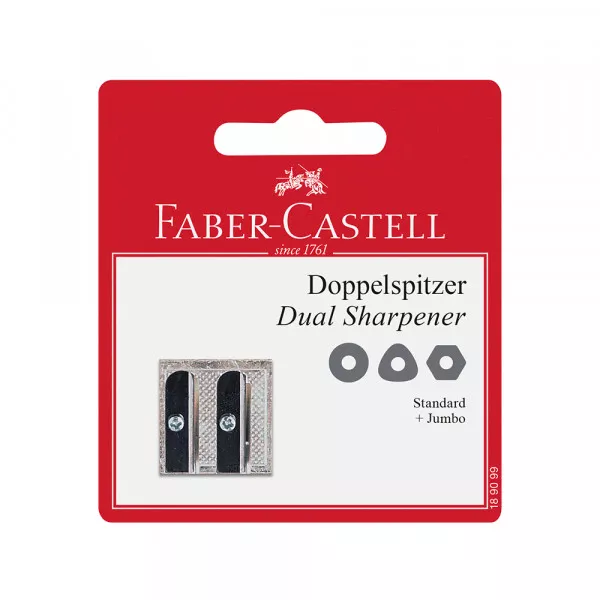Rezač metalni Faber Castell dupli blister 