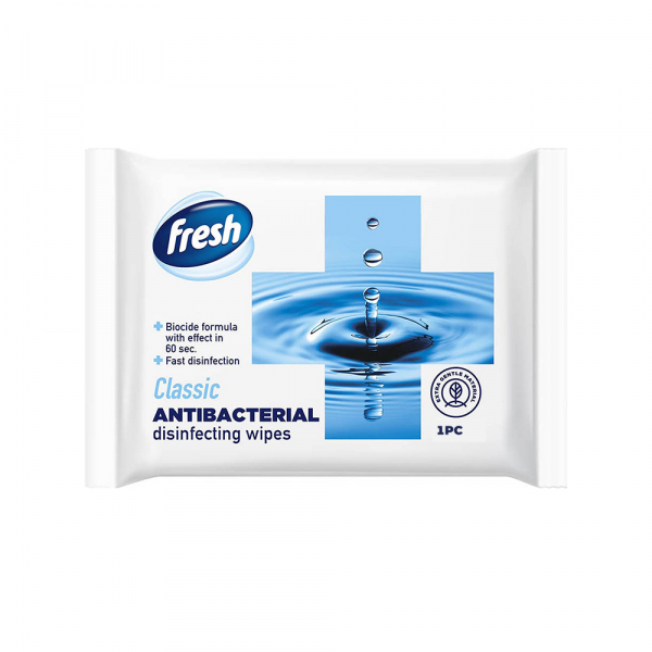 Vlažne maramice Fresh Antibacterial u kesici 1/1