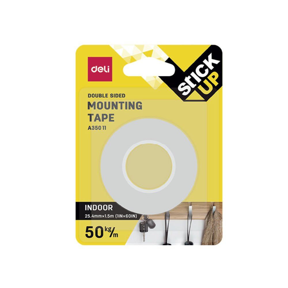 Traka obostrano lepljiva montažna 25.4mm x 1.5m 50kg/m Deli