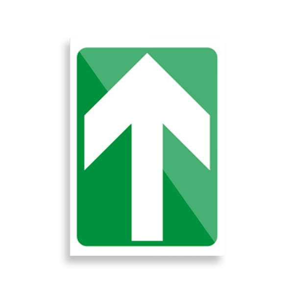 Nalepnica - Strelica za izlaz / samolepljiva