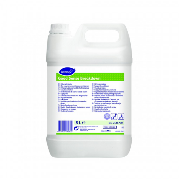 Sredstvo za uklanjanje neprijatnih mirisa Diversey Good Sense Breakdown 5 lit