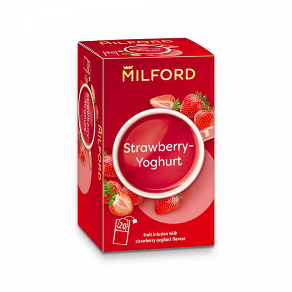 Čaj Milford jagoda-jogurt 1/20