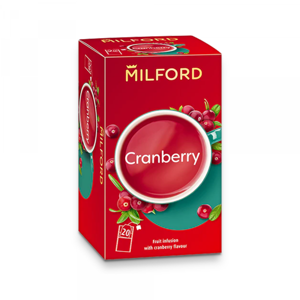 Čaj Milford brusnica 1/20