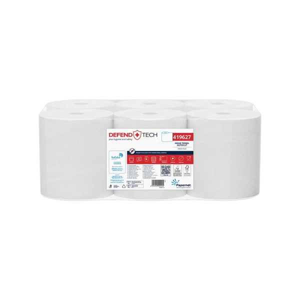Ubrus za dispenzer Papernet Defend Tech autocut 140m 6 rolni, dvoslojni