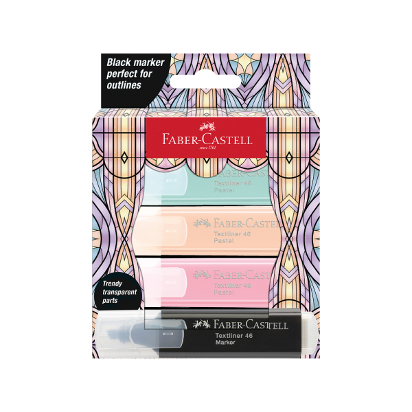 Signir Faber Castell set Glassy pastel 1/4