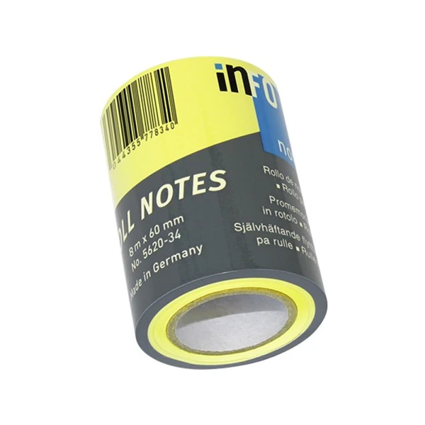 Info roll refil Info Notes 60mmx8m neon