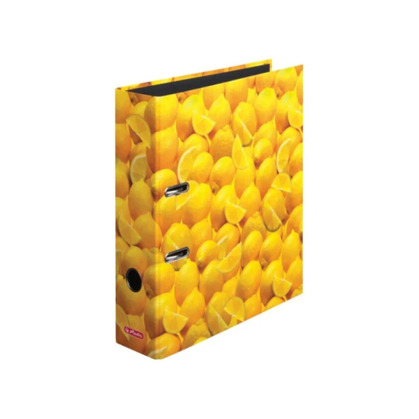 Registrator Herlitz Fruit A4 80mm samostojeći  - Lemon