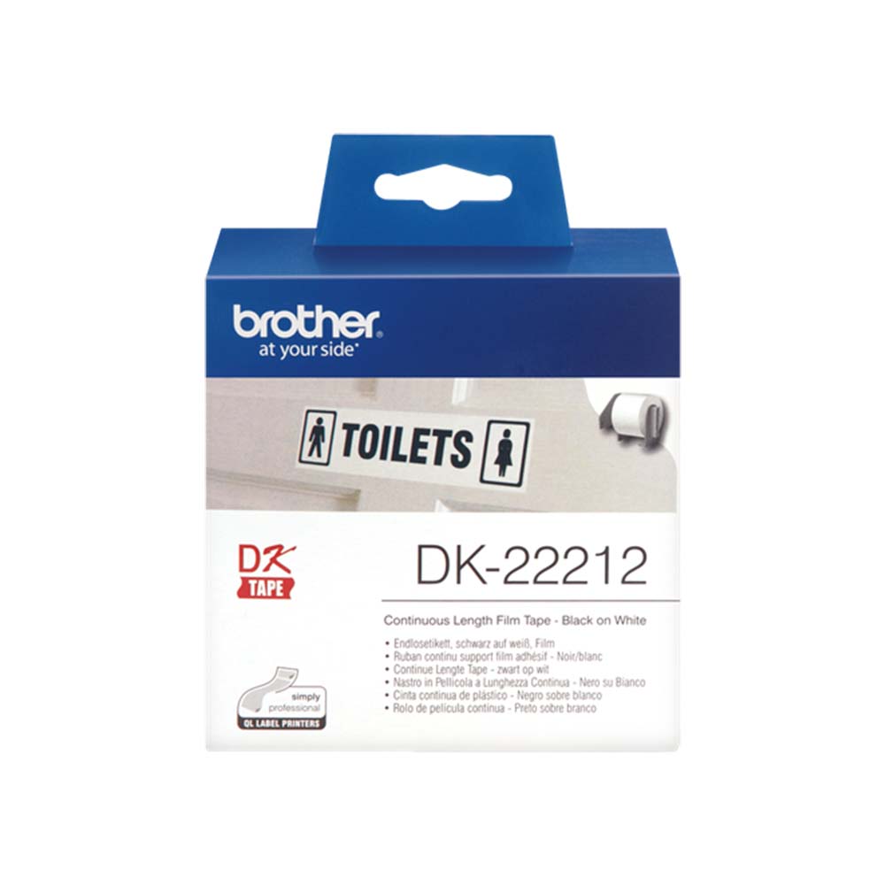 Kontinuirana film traka lepljiva bela Brother DK22212 62mm x 15.24m