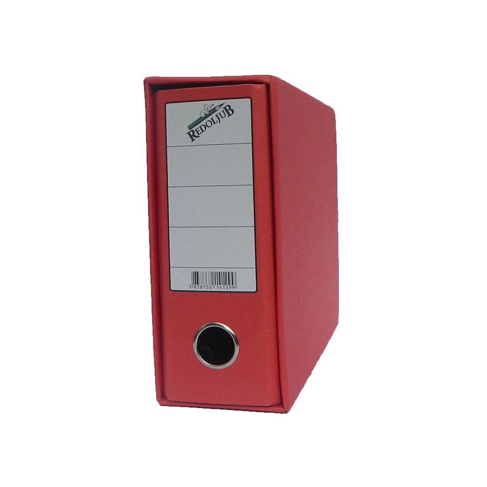 Registrator Redoljub B5 80mm sa kutijom - Crvena