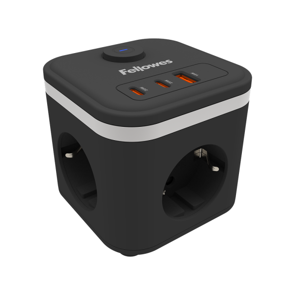 Produžni kabl Fellowes Power Cube 3G/USB-A/USB-C 2m