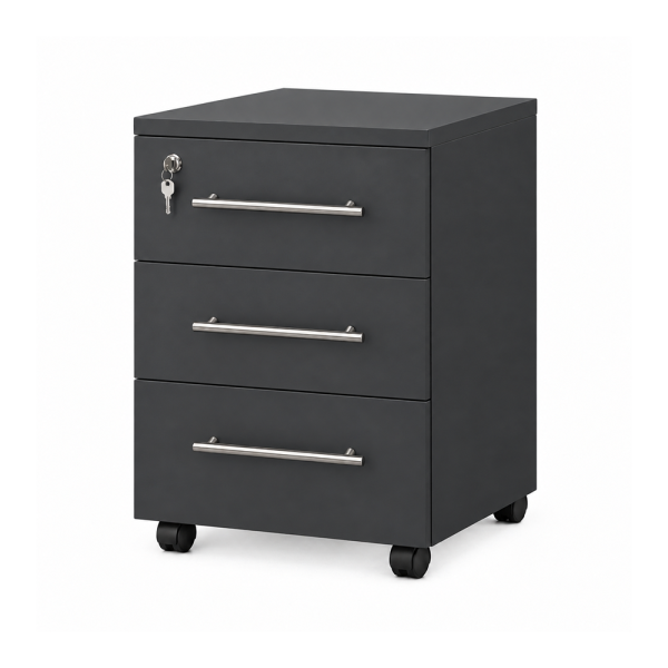 Fiokar 3 fioke sa bravom ANTRACIT 38cm
