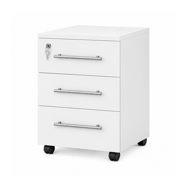 Fiokar 3 fioke sa bravom WHITE 38cm