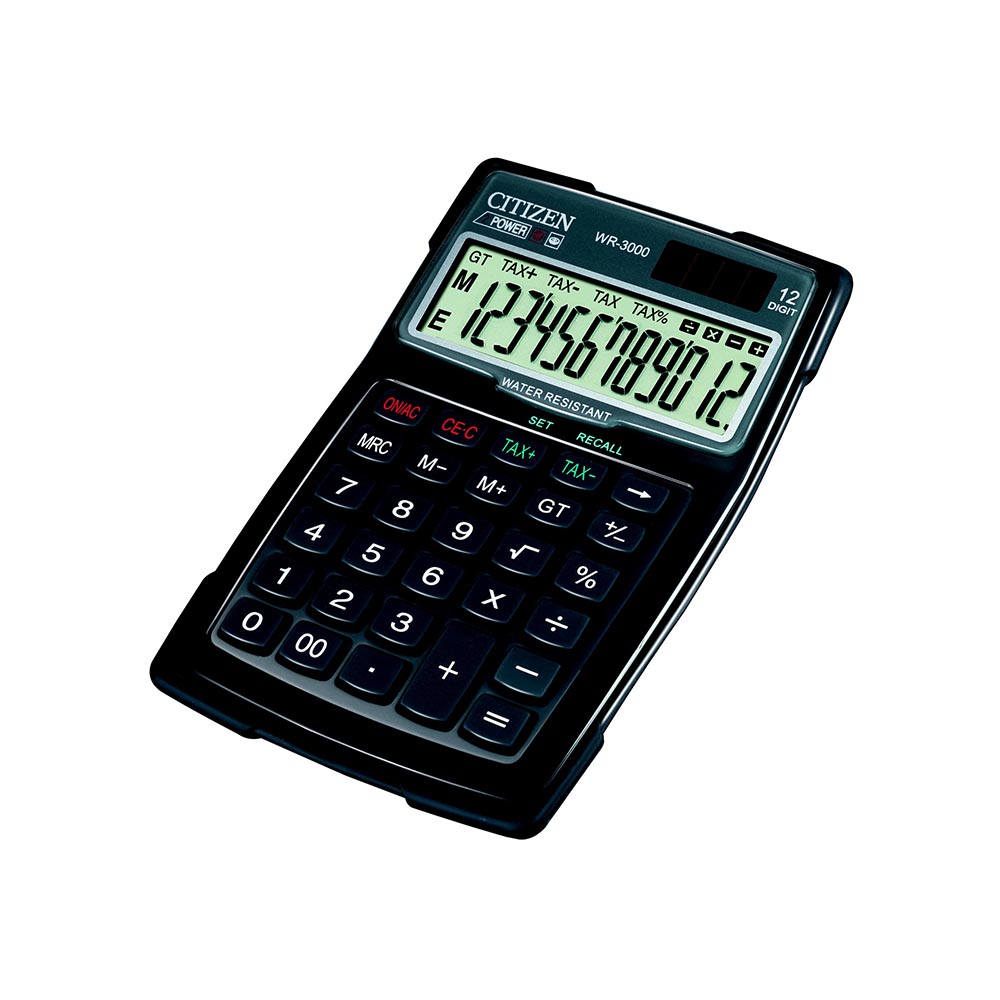 Kalkulator vodootporni Citizen WR-3000
