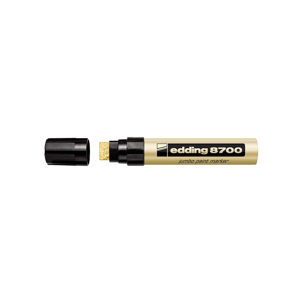 Paint marker Edding 8700 Jumbo 5-18mm - Zlatna