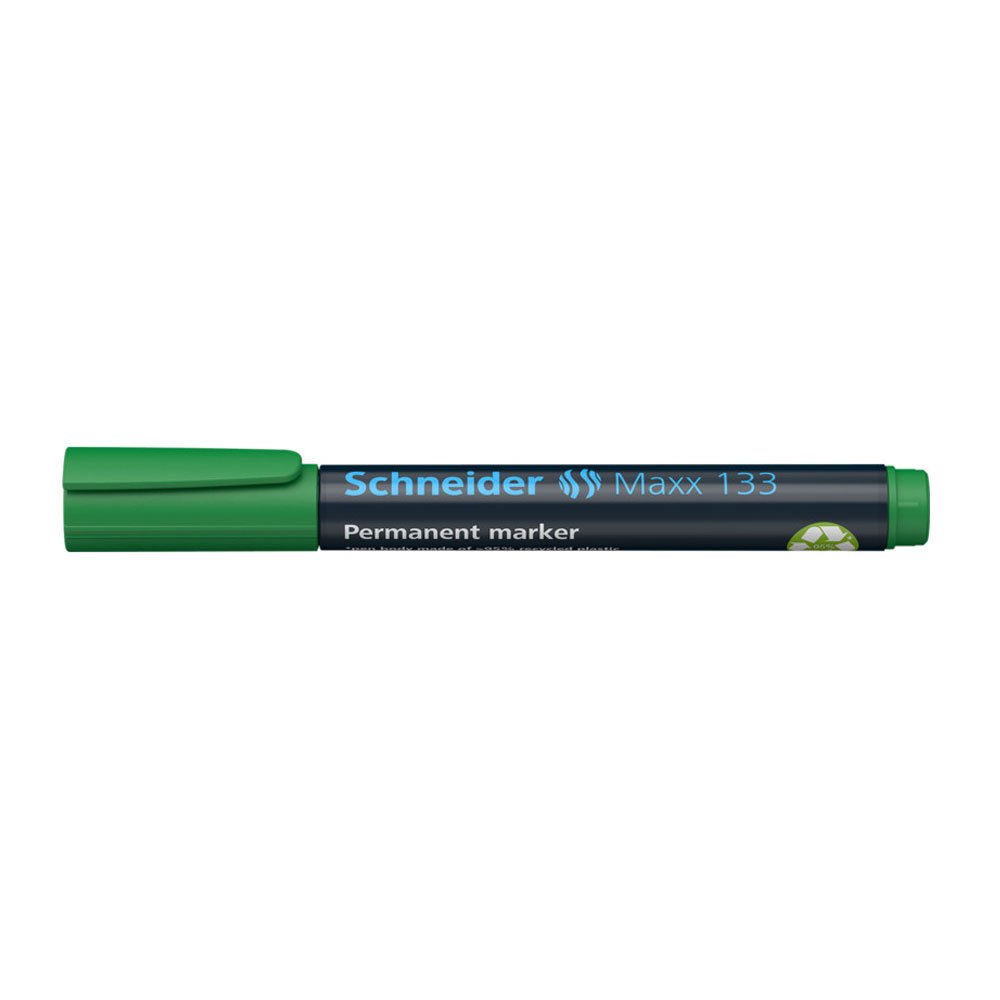 Permanent marker Schneider 133 kosi vrh - Zelena