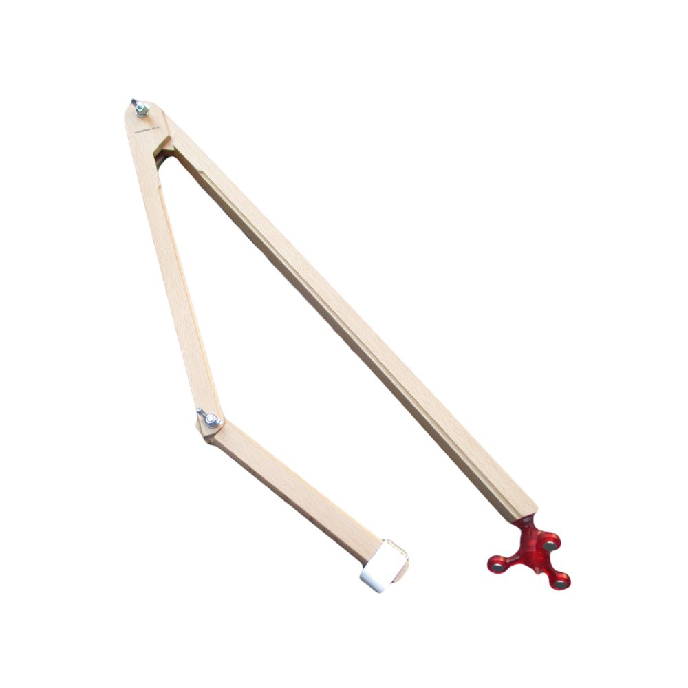 Šestar školski drveni sa magnetnom glavom