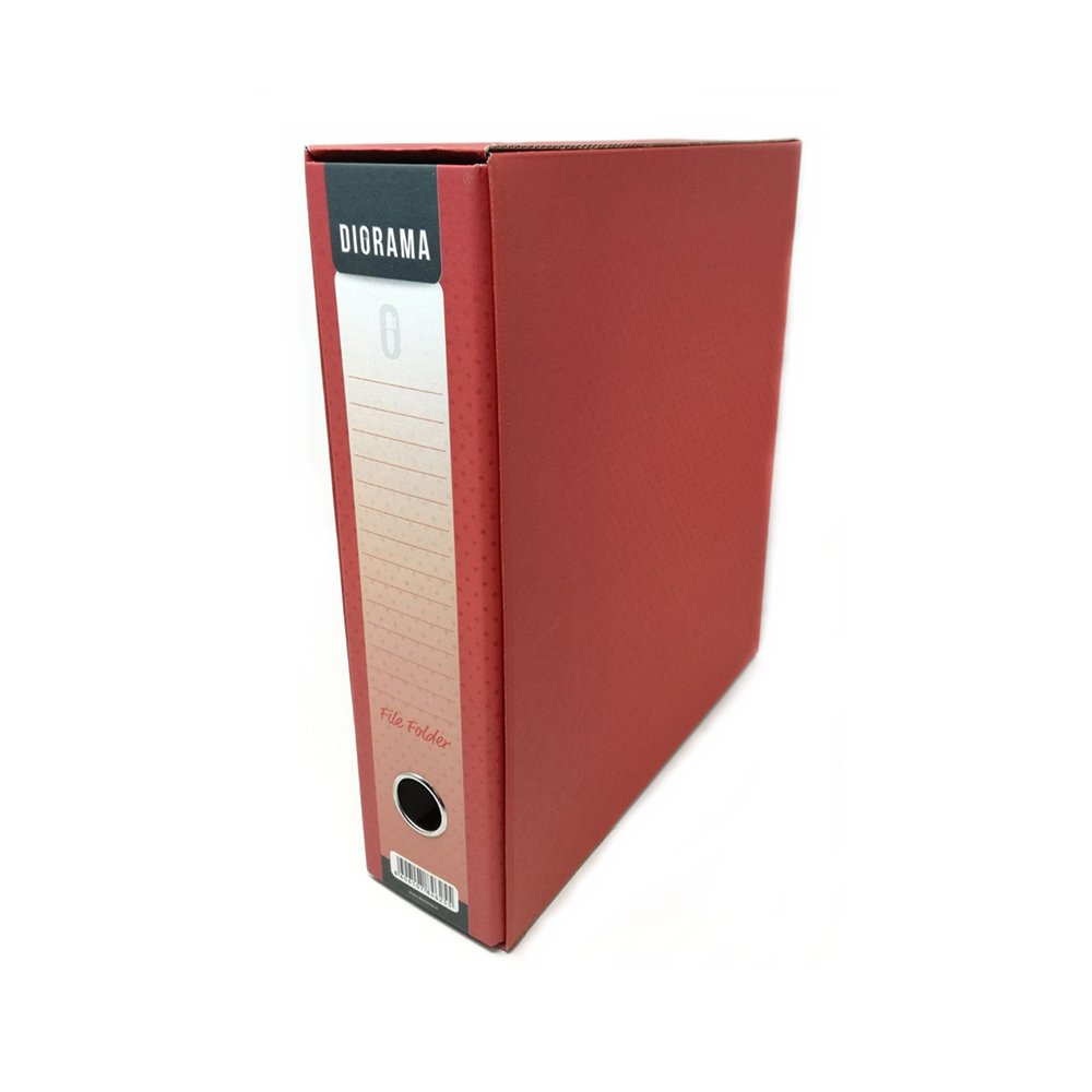 Registrator Diorama A4 80mm sa kutijom - Crvena